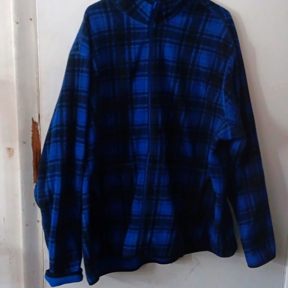 VINTAGE 90'S TALON FLEECE JUMPER REVERSIBLE FULL ZIP UP - Picture 2 of 2